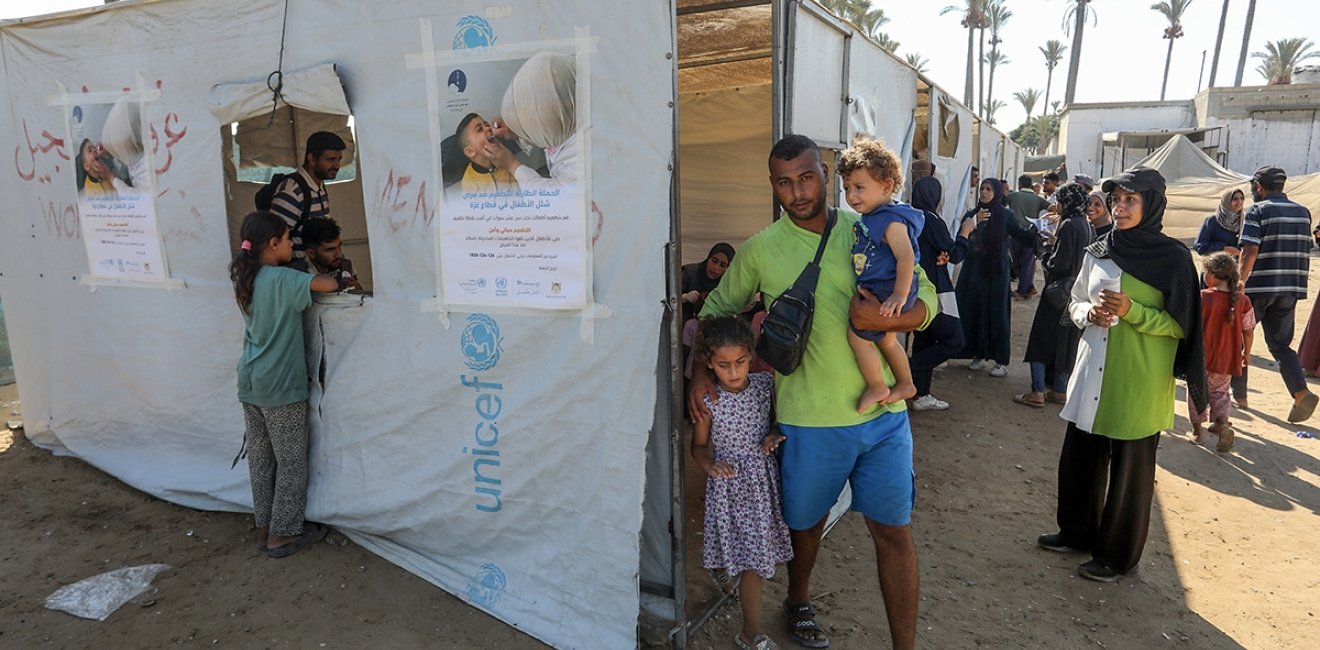 Gaza polio vaccination campaign