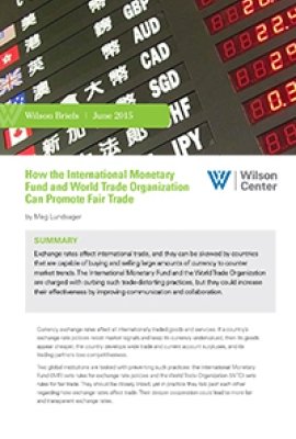 How the International Monetary Fund and World Trade Organization Can Promote Fair Trade