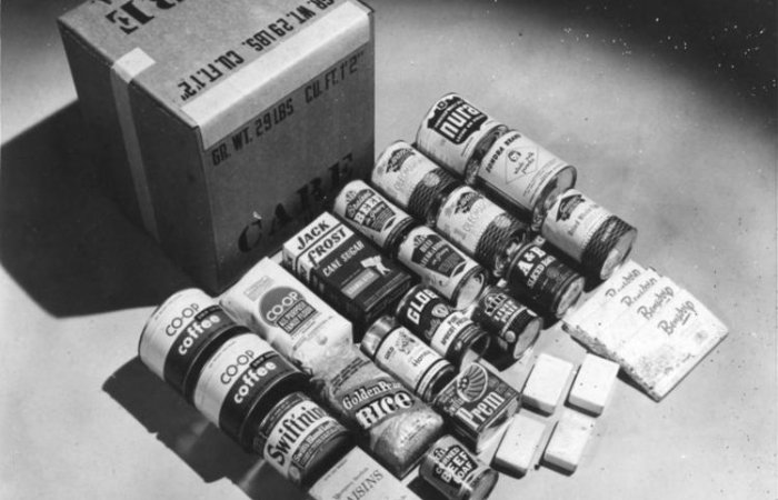 Image of a CARE Package Received in Germany in 1948