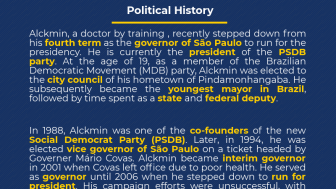 Geraldo Alckmin - Candidate Bio