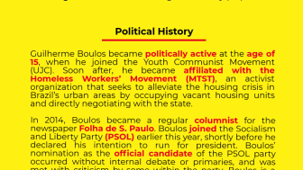 Guilherme Boulos - Candidate Bio