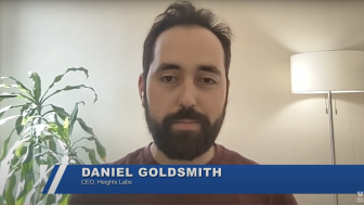 Daniel Goldsmith speaking during a Blockchain Explained episode 