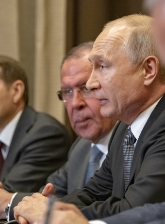  Russian President Vladimir Putin in Sochi, Russia on May 14, 2019