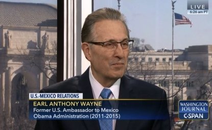 Earl Anthony Wayne on U.S.-Mexico Relations with C-SPAN Washington Journal