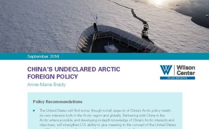 China's Undeclared Arctic Foreign Policy