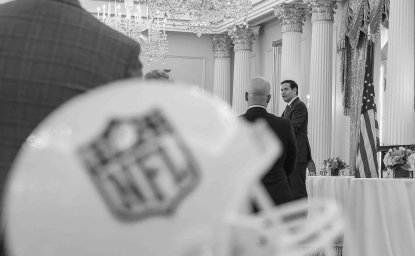 Secretary Marco Rubio hosts an NFL DC Day Reception