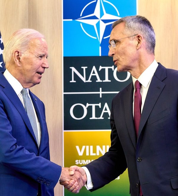 Biden and Stoltenberg