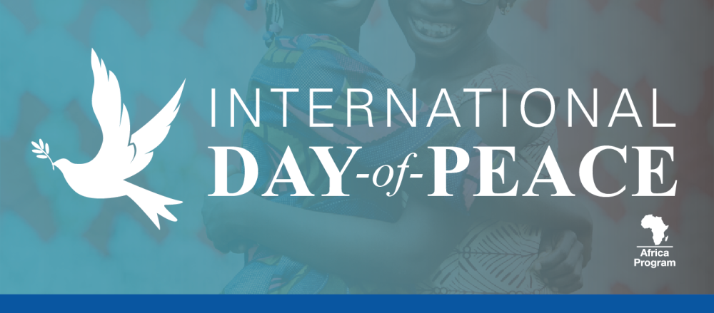 Graphic for International Day of Peace