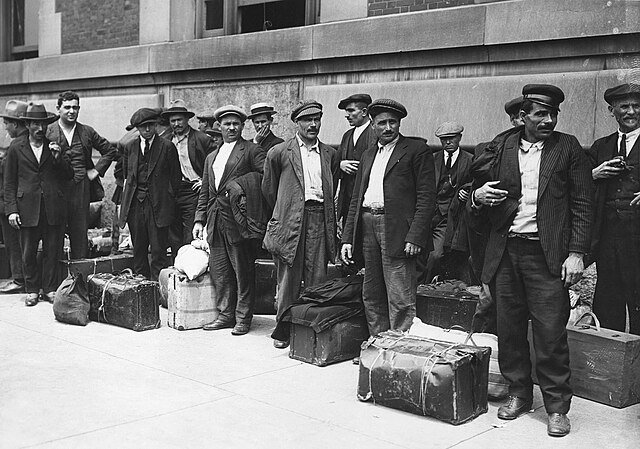 Italian Immigrants at Ellis Island
