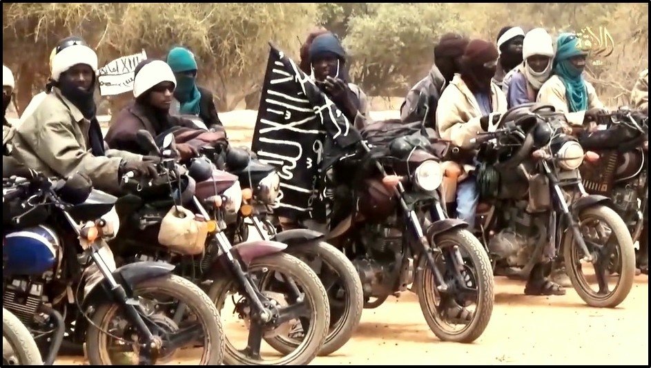 JNIM Fighters on Motorcycles