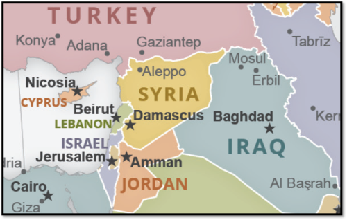 Turkey - Iraq mapa