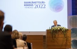 Niinistö spoke at the ambassadors' meeting