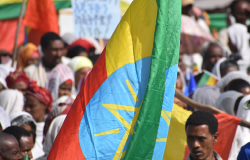  A rally in support of the Prosperity Party Government ahead of the Ethiopian elections