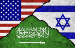 USA Saudi Israel Flag
