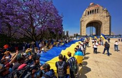 Mexico Ukraine protest