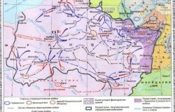 Soviet history textbook map