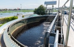 Waste water treatment ponds from industrial plants